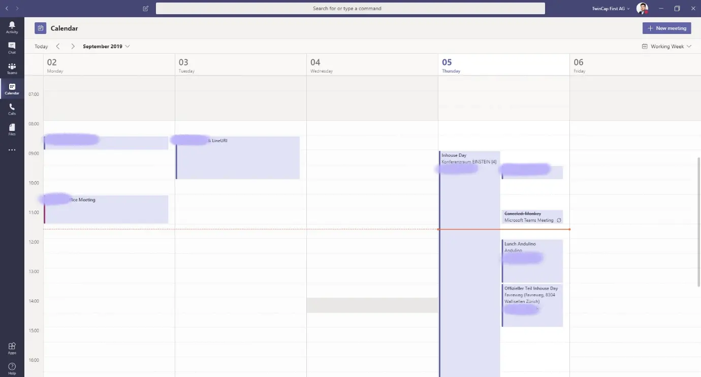 8_client_calendar Microsoft Teams Admin Center