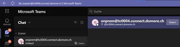 Outlook Kontakte in Teams anzeigen