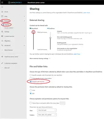 Externes Filesharing SharePoint für alle