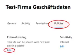 Externes Filesharing SharePoint für alle