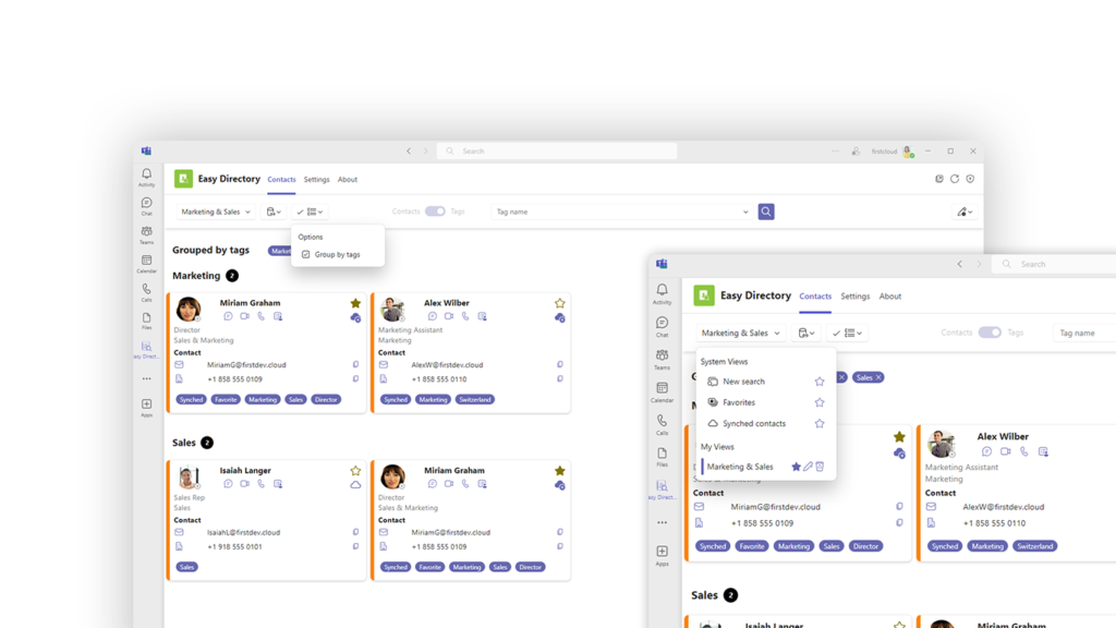 Neue Version Easy Directory - Eigene Views Übersicht 