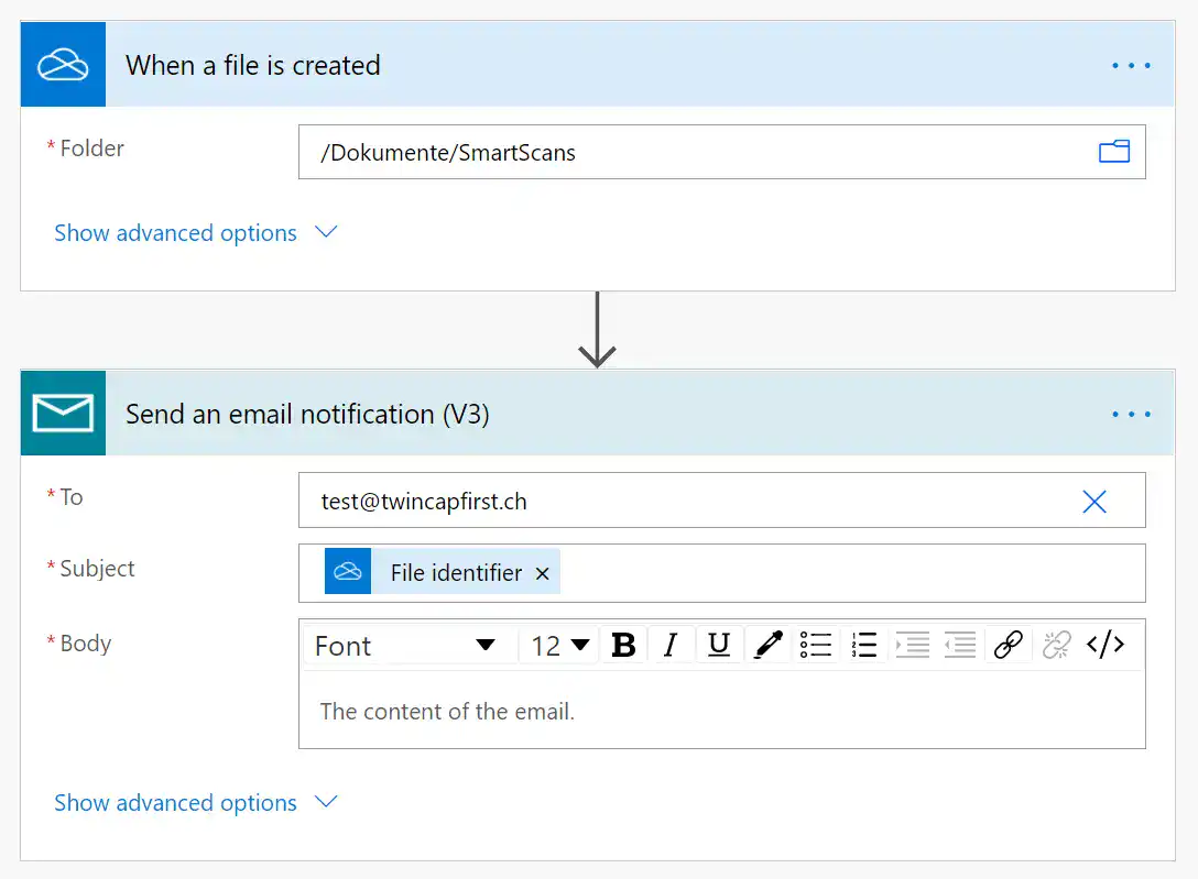 PowerAutomate: User-Input via Mobile Abfragen