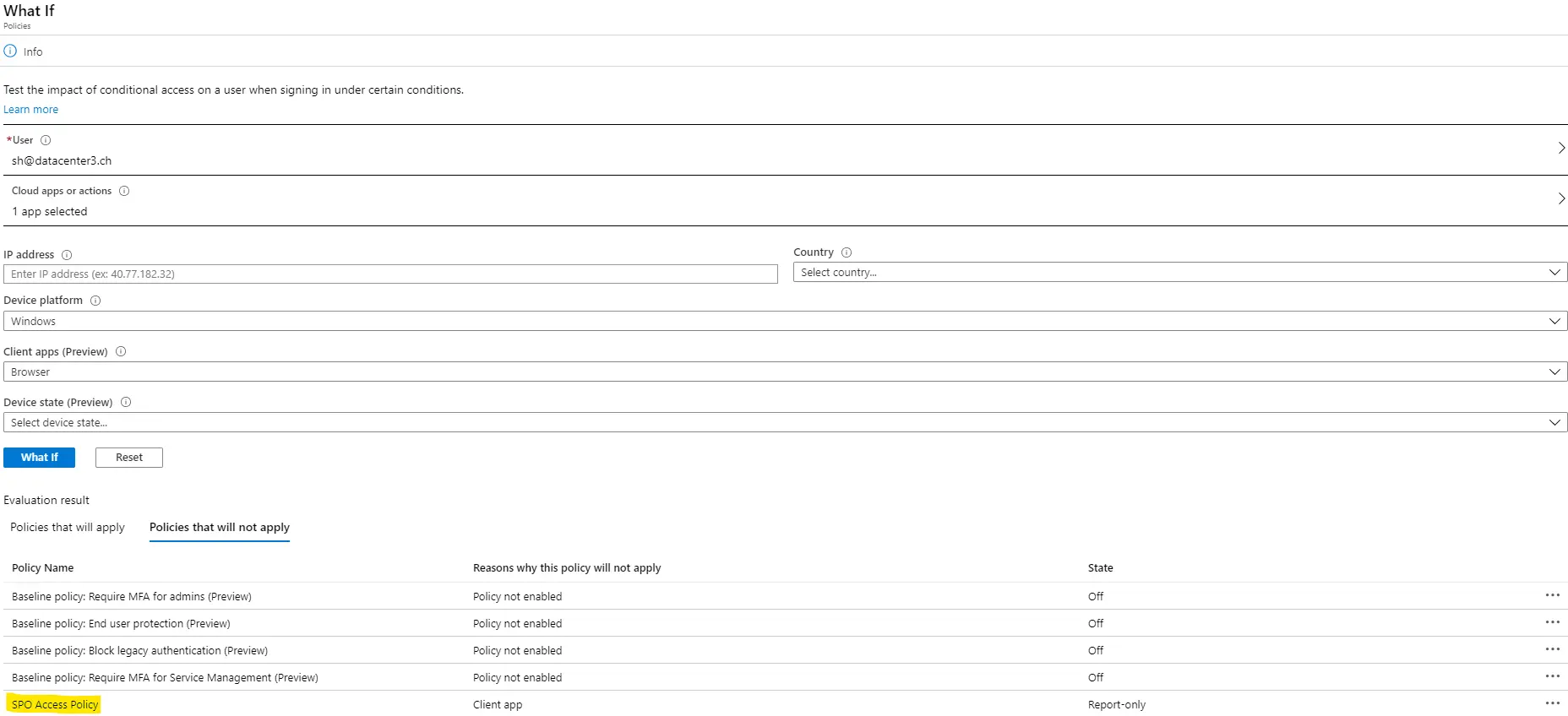 Conditional Access