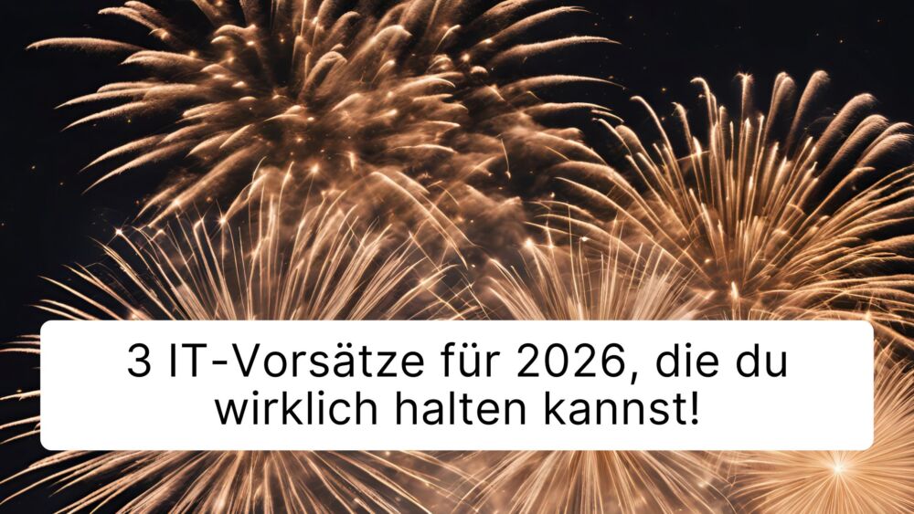 3 IT-Vorsätze So unterstützt TwinCap First