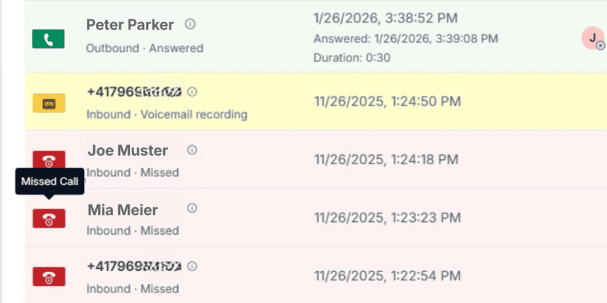 Instant caller Recognition through integration of third-party sources in Easy Calling for Microsoft Teams